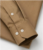 Clewelle Camel Premium Formal Shirt sleeve placket and barrel cuff