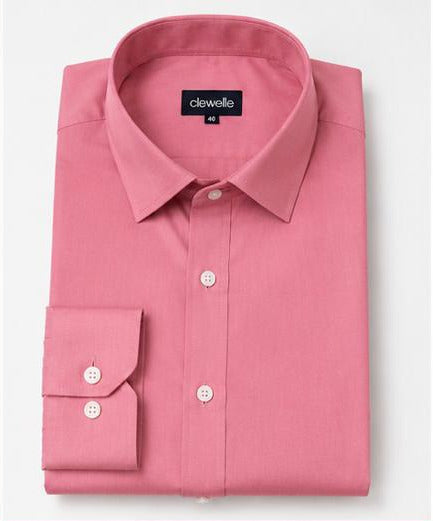 Clewelle Rose Pink Premium Formal Shirt