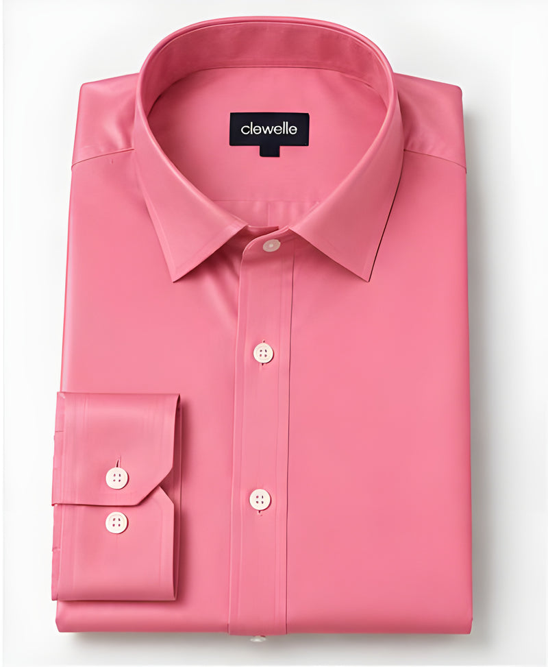 Clewelle Rose Pink Premium Formal Shirt