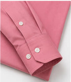 Clewelle Rose Pink Premium Formal Shirt sleeve placket and barrel cuff